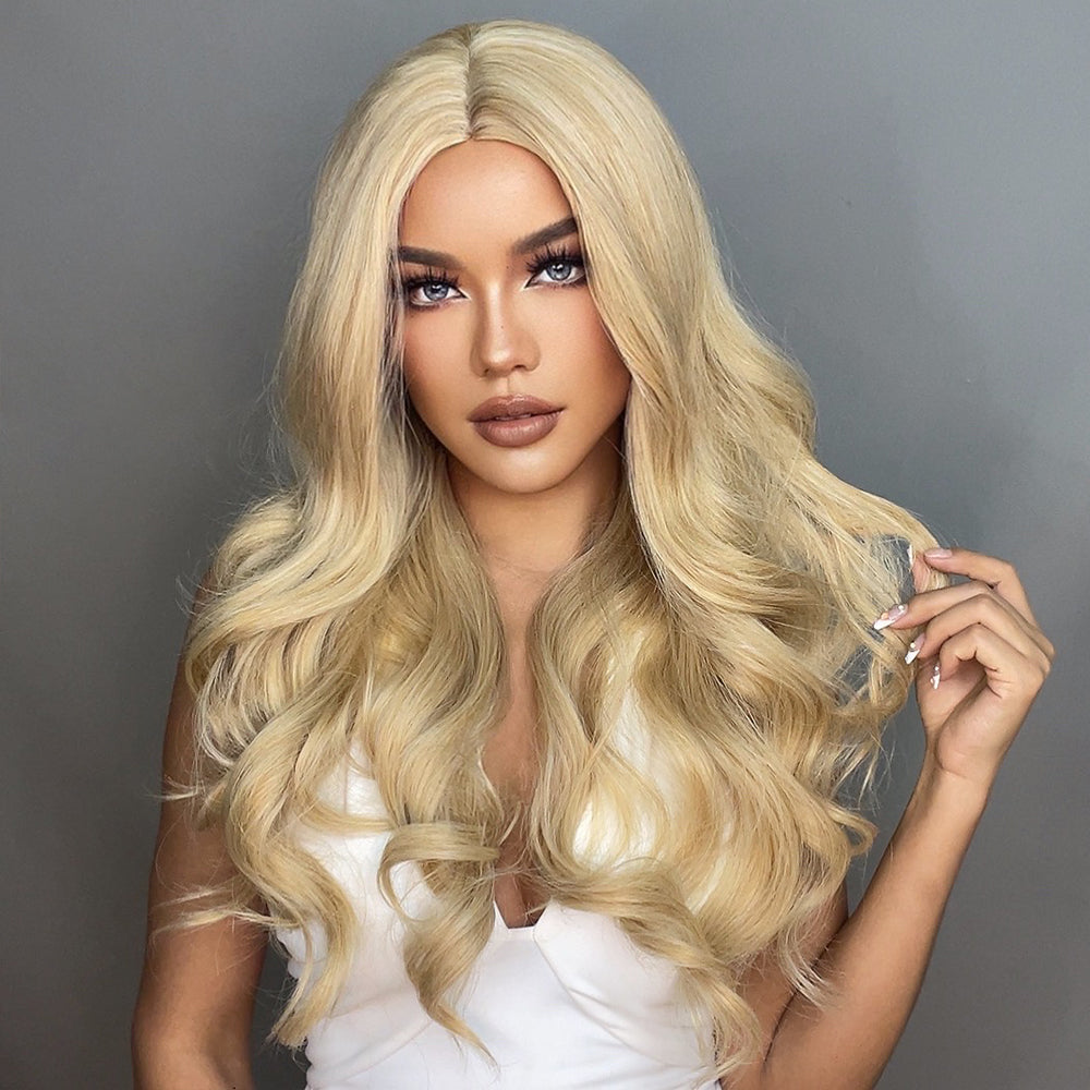 26 inch Long curly wigs blonde wigs for women for daily or cosplay use LC6138-1