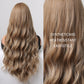 28 Inches Long Curly Blonde Wigs Synthetic Wigs Women's Wigs for Daily Use Party or Cosplay Taking Photos LC255-3