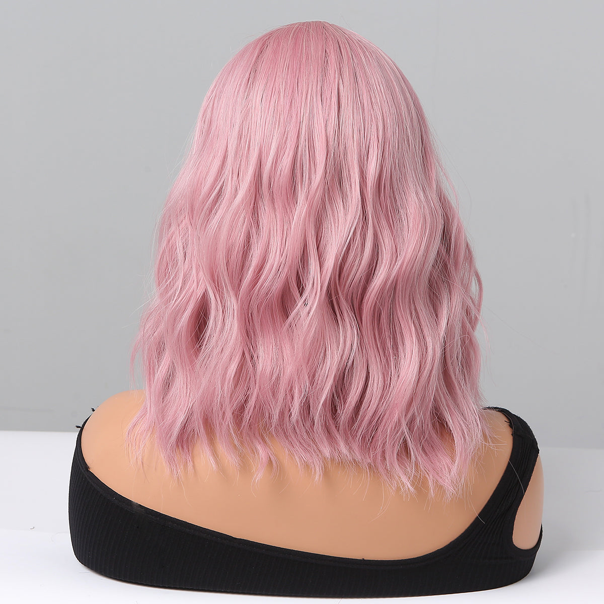 14 inch Pink Curly Short wig Women's wig LC210-1