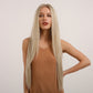 [[Lace Front] 28Inch Blonde Long Straight Wigs For Women BL66011-1