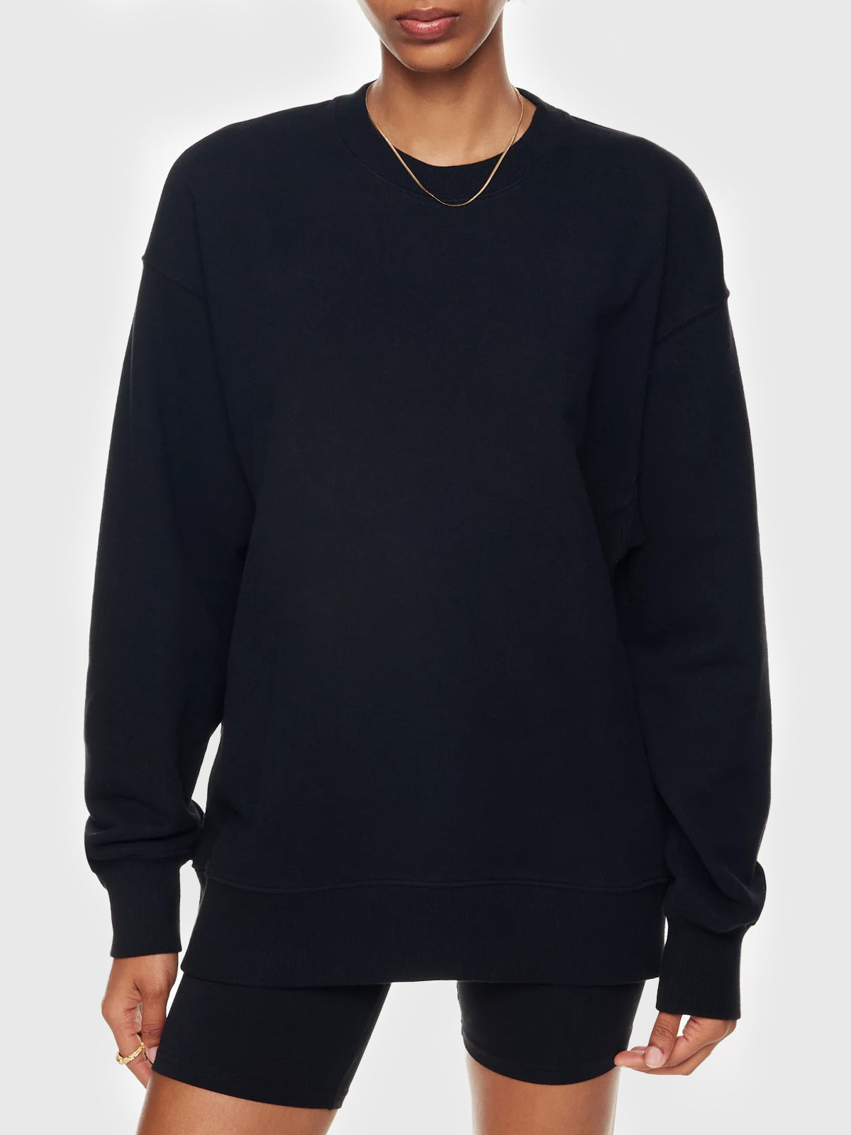 [Quick Ship] FD clothing | Ahaselected Terry Fleece Cloud Nine Crew-Neck Sweatshirt