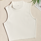 [Quick Ship] FD Clothing | Ahaselected Sunshine Stand Collar Cropped Tank