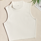 [Quick Ship] FD Clothing | Ahaselected Sunshine Stand Collar Cropped Tank