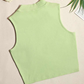 [Quick Ship] FD Clothing | Ahaselected Sunshine Stand Collar Cropped Tank