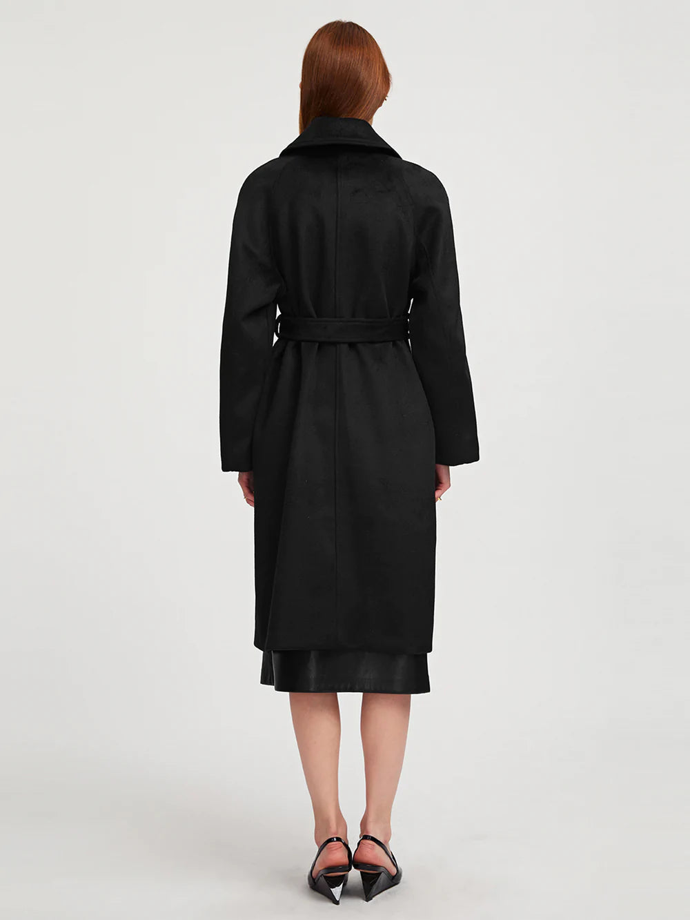 [Quick ship] FD Clothing | Ahaselected Loose Wool Coat With Belt