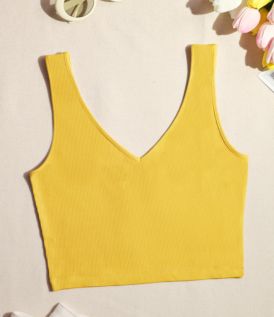 [Quick Ship] FD clothing | Ahaselected Sunshine V-Neck Tank Top