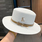 New Style Metal R letter Fashion Women Hats FDH1