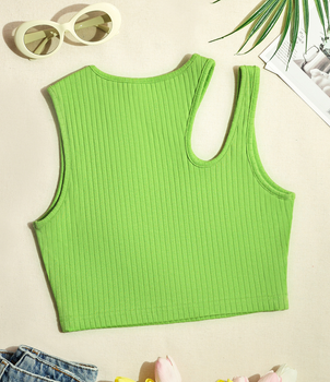 [Quick Ship] FD clothing | Ahaselected Sunshine Cutout Cropped Tank