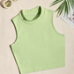 [Quick Ship] FD Clothing | Ahaselected Sunshine Stand Collar Cropped Tank