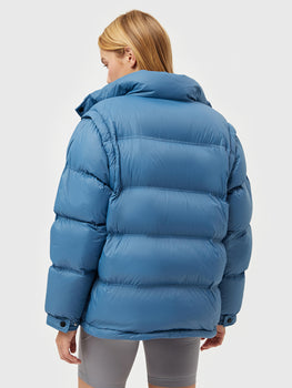 [Quick Ship]  FD clothing | Ahaselected 2 Ways To Wear Down Puffer Jacket With Removable Sleeves