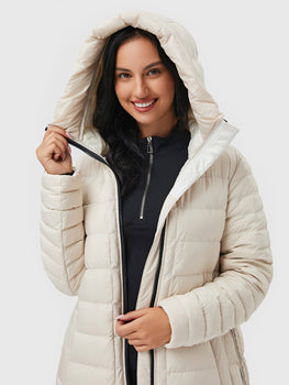 [Quick Ship] FD Clothing | Ahaselected W's Fantastic Light Hooded Down Puffer Coat