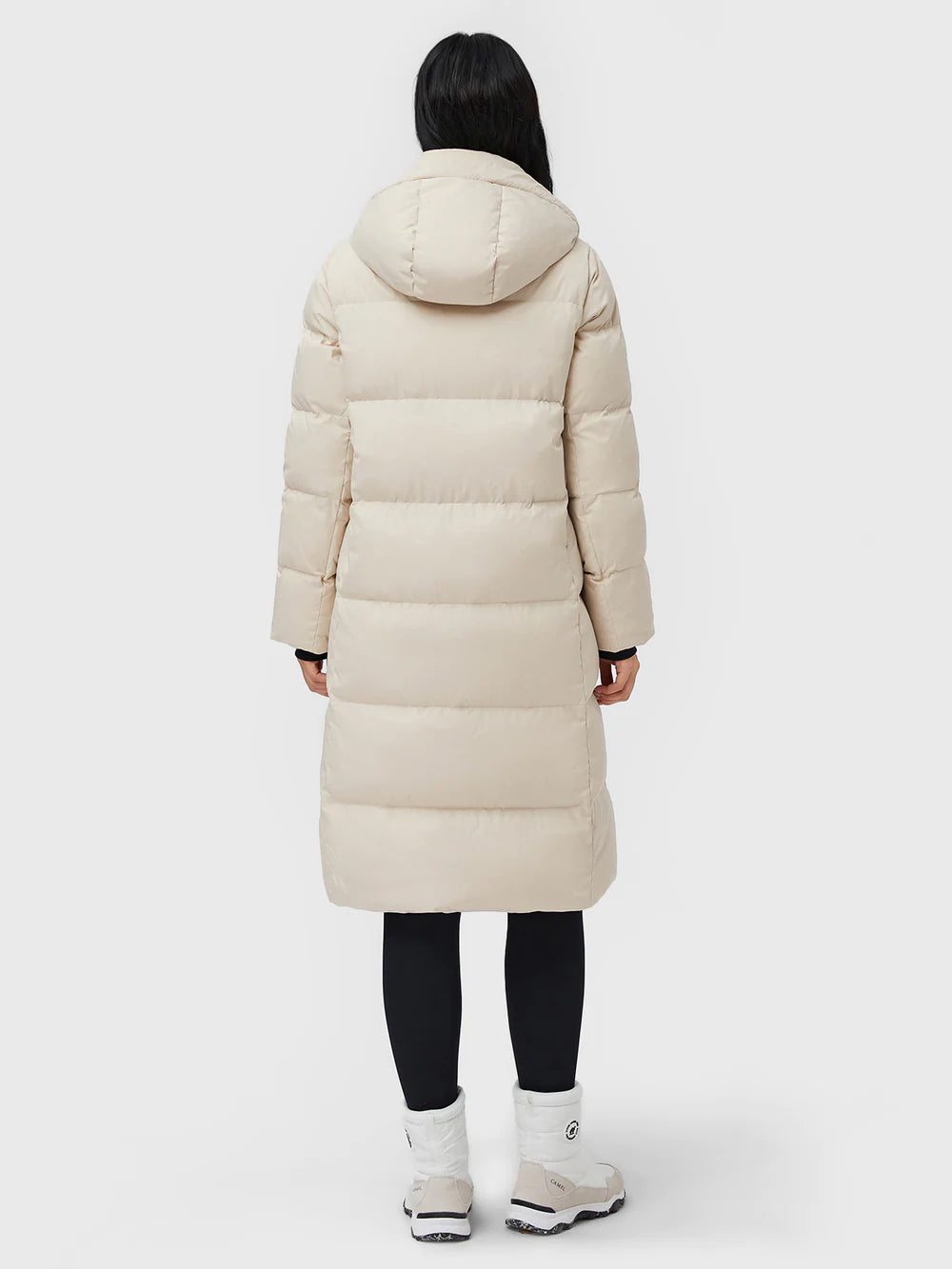 [Quick Ship] FD clothing | Ahaselected W's Super Cloud-Soft Down Long Parka (Cream)