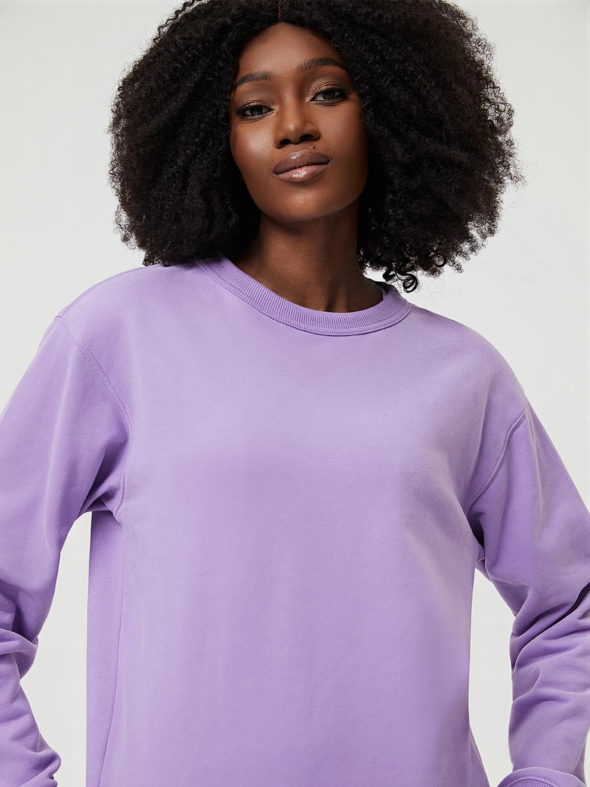 [Quick Ship] FD clothing | Ahaselected Terry Fleece Cloud Nine Crew-Neck Sweatshirt