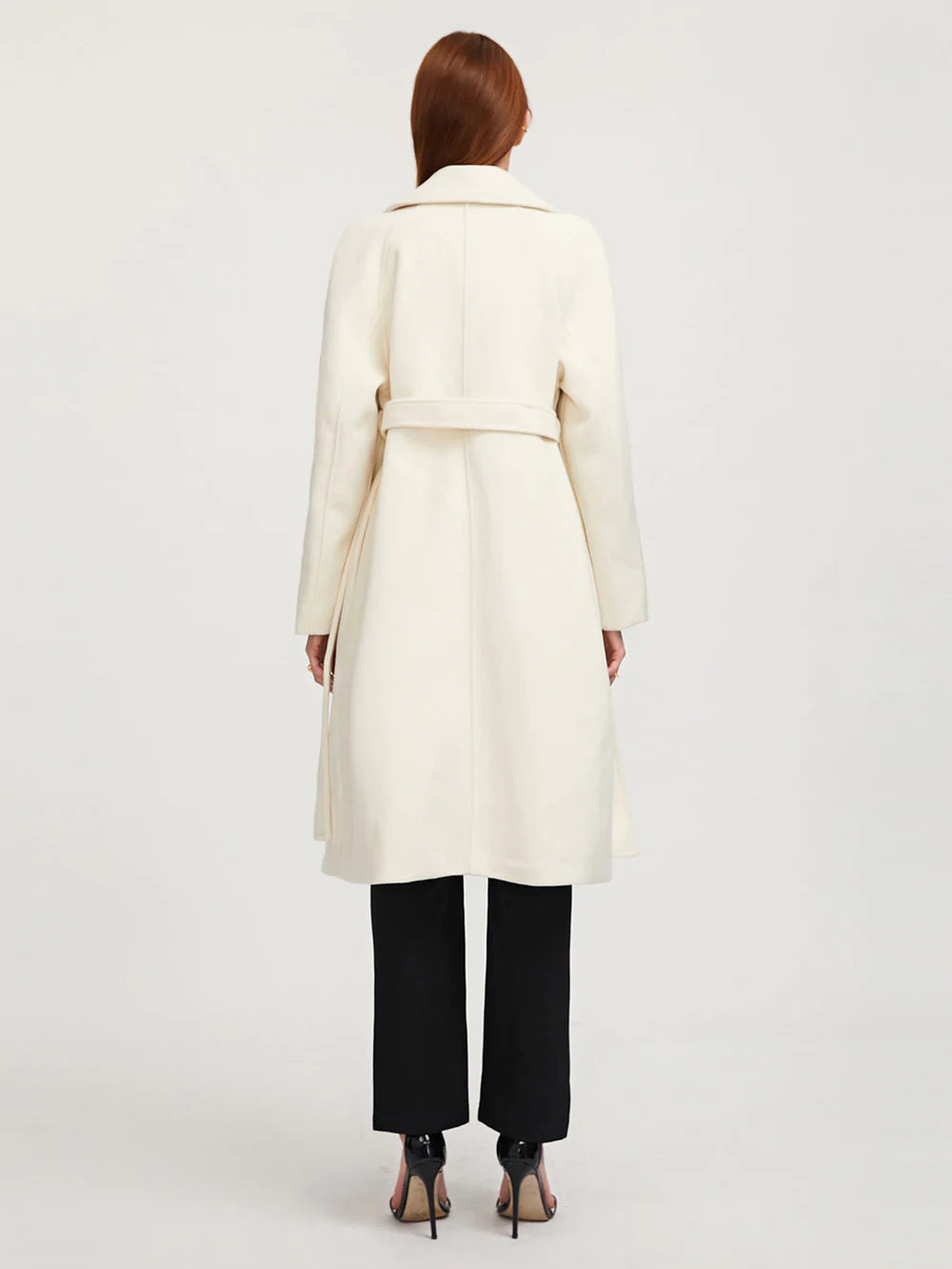 [Quick ship] FD Clothing | Ahaselected Loose Wool Coat With Belt