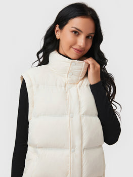 [Quick Ship]  FD clothing | Ahaselected 2 Ways To Wear Down Puffer Jacket With Removable Sleeves